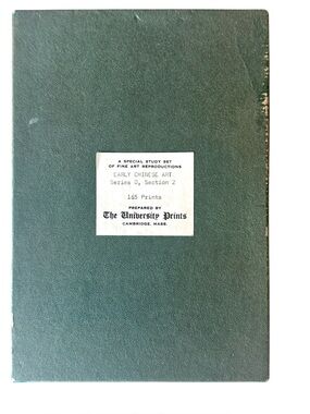 Early Chinese Art The University Prints Series 0 Section II Laurence C.S.Sickman